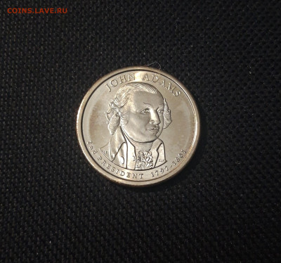 США 1 доллар 2007 года 2 -й президент Джон Адамс До 24.12 - 20250424_215715