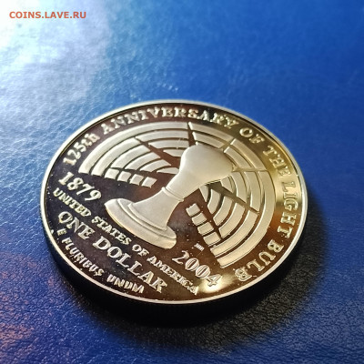 США, 1 доллар 2004, Томас Эдисон, до 24.12.2025 - IMG_20251218_082843