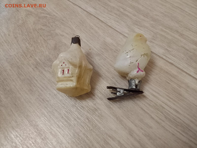 Ёлочные игрушки СССР , домик и цыплёнок. - IMG_20251212_121238