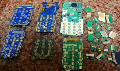 Большой лот серебро-злато содержащих радиодеталей - P1830863.JPG