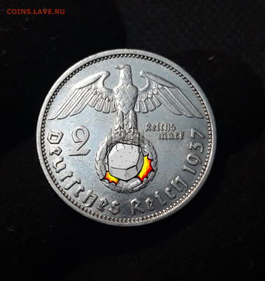 Германия третий рейх 2 рейхсмарки 1937 года F До 25.12 - 20250923_214657