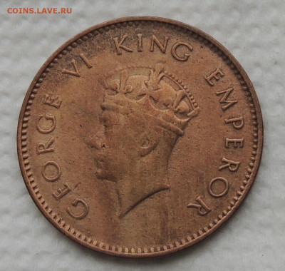 Британская Индия ¼ анна 1938 до 24.12.2025 - Британская Индия ¼ анна 38 .JPG