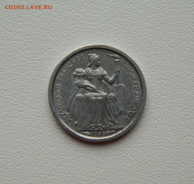 Фр. Новая Каледония 50 сантимов 1949г.(Фауна)С рубля! до 23. - DSCN0056.JPG