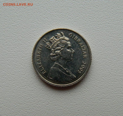 Гибралтар 5 пенсов 2005 г. (Фауна) С рубля! до 23.12.25 - DSCN0099.JPG