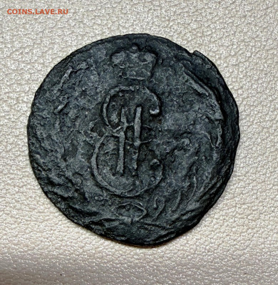 Rопейка 1773 года, буквы КМ, (сибирская) - IMG_8617