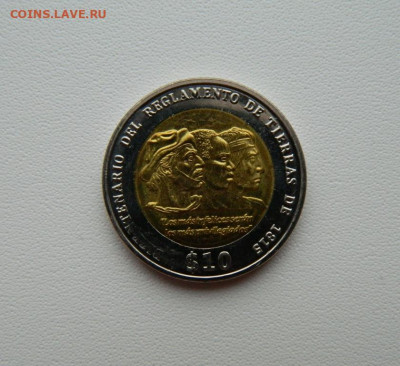 Уругвай 10 песо 2015 г. (Юбилейная) БИМ С рубля! до 24.12.25 - DSCN9995.JPG