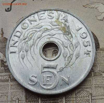 Индонезия 5 сенов 1954 до 28.12.2025 - Индонезия 5 сенов 54.JPG