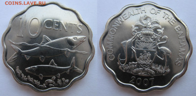 Багамские острова 10 центов 2007 г. До 23.12.25 - Багамы 10 центов 2007.JPG