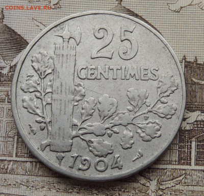 Франция 25 сантимов 1904 №2 до 28.12.2025 - Франция 25 сантимов 1904.2.JPG