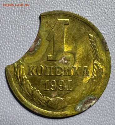 1 копейка 1991м выкус, раскол 2 монеты - photo_2025-12-22_21-08-45