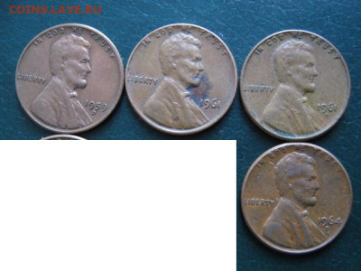 фикс США 1 цент 1959-1981(В5) - 22.3 8а-1