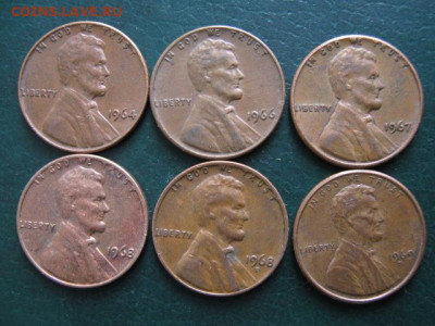 фикс США 1 цент 1959-1981(В5) - 22.9 14а