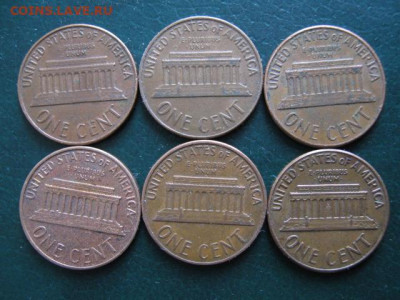 фикс США 1 цент 1959-1981(В5) - 22.9 14в 