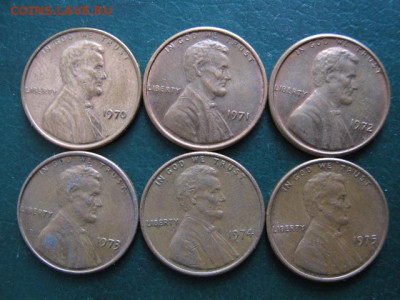 фикс США 1 цент 1959-1981(В5) - 22.15 20а