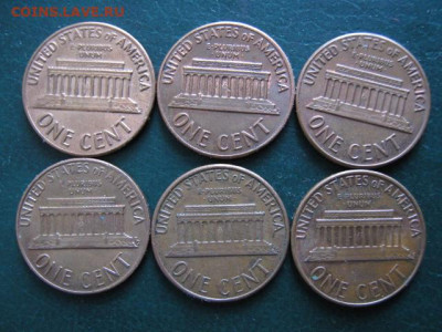 фикс США 1 цент 1959-1981(В5) - 22.15 20в 