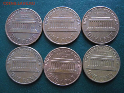 фикс США 1 цент 1959-1981(В5) - 22.21 26в 