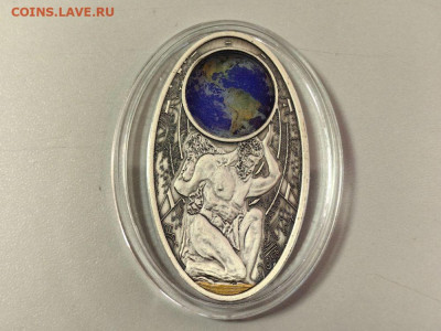 10дол 2012 Фиджи Апокалипсис2 Атлант, Ag925, до 30.12 - Ю Апокалипсис2 Атлант-2