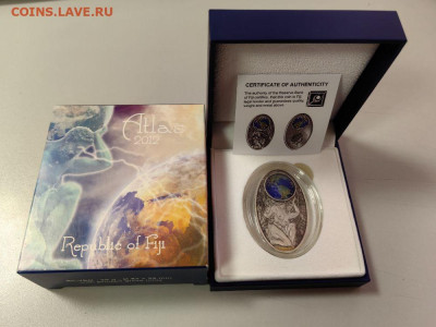 10дол 2012 Фиджи Апокалипсис2 Атлант, Ag925, до 30.12 - Ю Апокалипсис2 Атлант-1