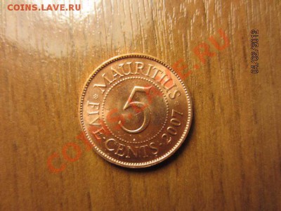МАВРИКИЙ  5 центов 2007. - IMG_2425