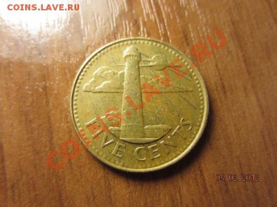 БАРБАДОС  5 центов 2004. - IMG_2447