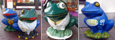 Нотгельды Германии. Обзорная тема. - Лягушки на улицах города