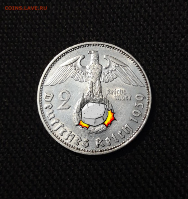 Германия третий рейх 2 рейхсмарки 1939 года J До 30.12 - 20250924_204356