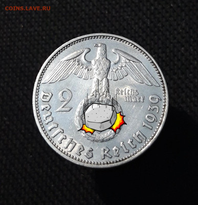 Германия третий рейх 2 рейхсмарки 1939 года J До 30.12 - 20250924_204314