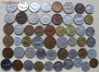 Лот иностранных монет 1923-2003, 72 шт. До 28.12.25 - 1.JPG