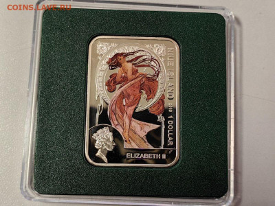 1долл 2010 Ниуэ. Альфонс Муха, Ag925, до 31.12 - Ю Худож.кв Муха-2