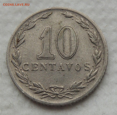 Аргентина 10 сентаво 1927 до 28.12.2025 - Аргентина 10 сентаво 27.JPG