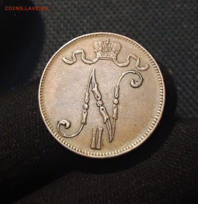 Николай II РУССКАЯ ФИНЛЯНДИЯ 5 пенни 1908 года До 31.12 - 20250713_213521