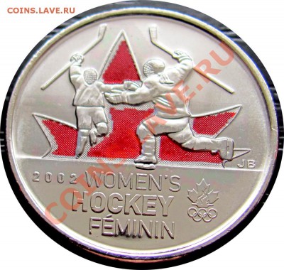 H17 25¢ Канада Хоккей жен.2009 ЦВЕТНОЙ UNC до 02.03 в 22°° - H17 25c Womens Hockey Coloured 2009_1