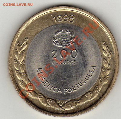 ПОРТУГАЛИЯ 200 ЭСКУДО 1998 ЭКСПО ДО 01.03.12 В 22МСК (1386) - img634