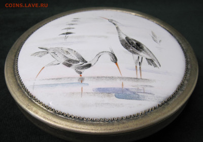 Пудреница "Журавли" 1950-е годы до 28.12 - 002.JPG