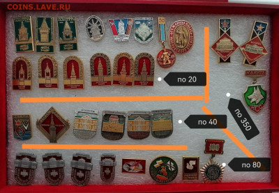 Значки СССР. Москва . цена фикс . - 1