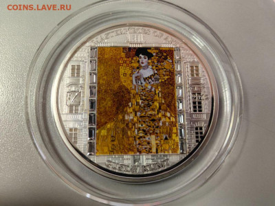 20дол 2012 О-ва Кука Портрет Адели Блох-Бауэр. Г.Климт,Ag999 - Х 2012 Адель бк-1