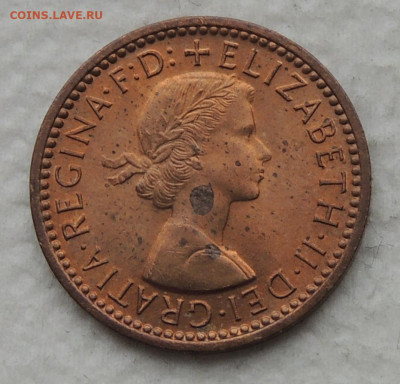 Великобритания 1 фартинг 1955 до 4.01.2026 - Великобритания 1 фартинг 55 .JPG