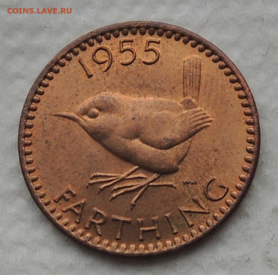 Великобритания 1 фартинг 1955 до 4.01.2026 - Великобритания 1 фартинг 55.JPG