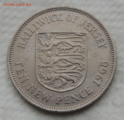 Джерси 10 новых пенсов 1968 №2 до 4.01.2026 - Джерси 10 новых пенсов 68.2.JPG