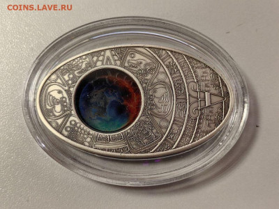 10дол 2012 Фиджи Апокалипсис1 Календарь Майя,Ag925, до 06.01 - Ю Апокалипсис1 Майя-2