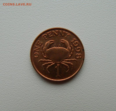 Остров Гернси 1 пенни 1998 г. (Фауна) С рубля! до 06.01.26 - DSCN9909.JPG