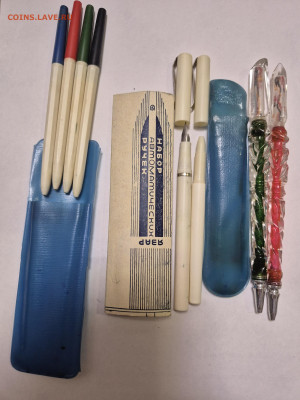 ручки шариковые в наборах СССР. до 05.01. - 20260102_191124