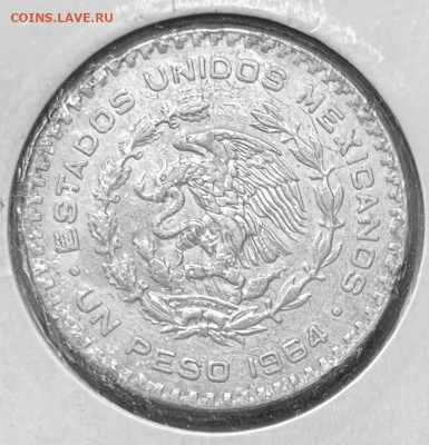 Мексика 1 песо 1964 г До 09.01 В 22-00 мск - FullSizeRender - 2026-01-03T144644.765