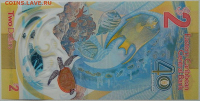 Восточные Карибы 2 доллара 2023г.(Юбилейная)Полимер до 10.01 - DSCN9382.JPG