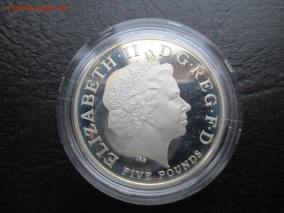 Великобритания Олимпиада в Лондоне 5 фунтов 2009 год серебро - IMG_0097.JPG