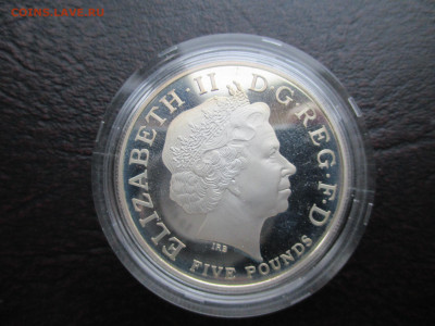 Великобритания Олимпиада в Лондоне 5 фунтов 2009 год серебро - IMG_0098.JPG