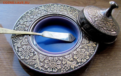 Икорница времен СССР, латунь. До 11.01.26 - 3.JPG