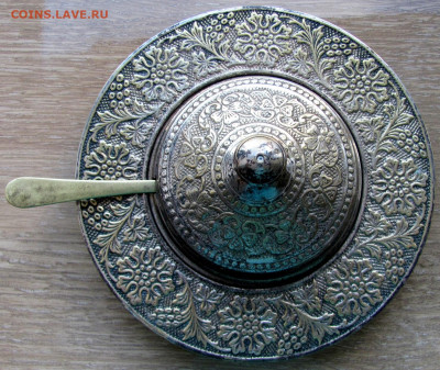 Икорница времен СССР, латунь. До 11.01.26 - 1.JPG