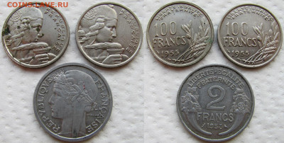 Франция 1919-1958 (17 монет). До 11.01.26 22-00 - 4