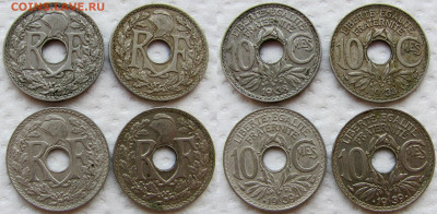 Франция 1919-1958 (17 монет). До 11.01.26 22-00 - 2